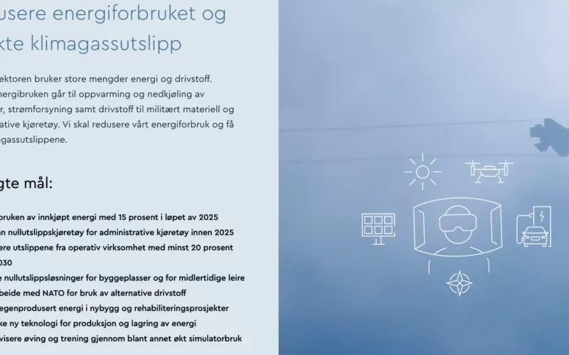 Forsvarets klimastrategi