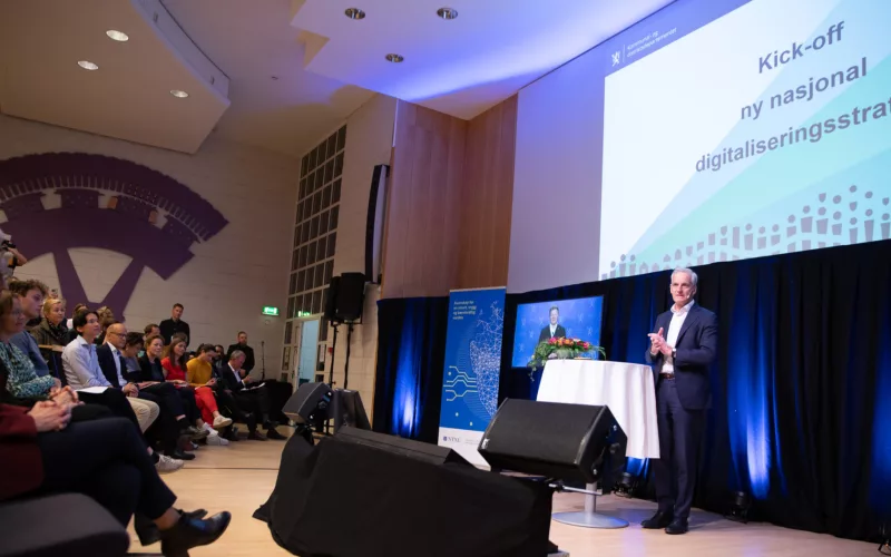 Støre presentasjon nasjonal digitaliseringstrategi