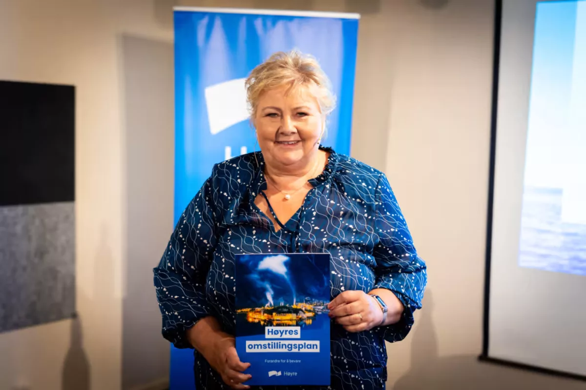 Erna Solberg omstillingsplan