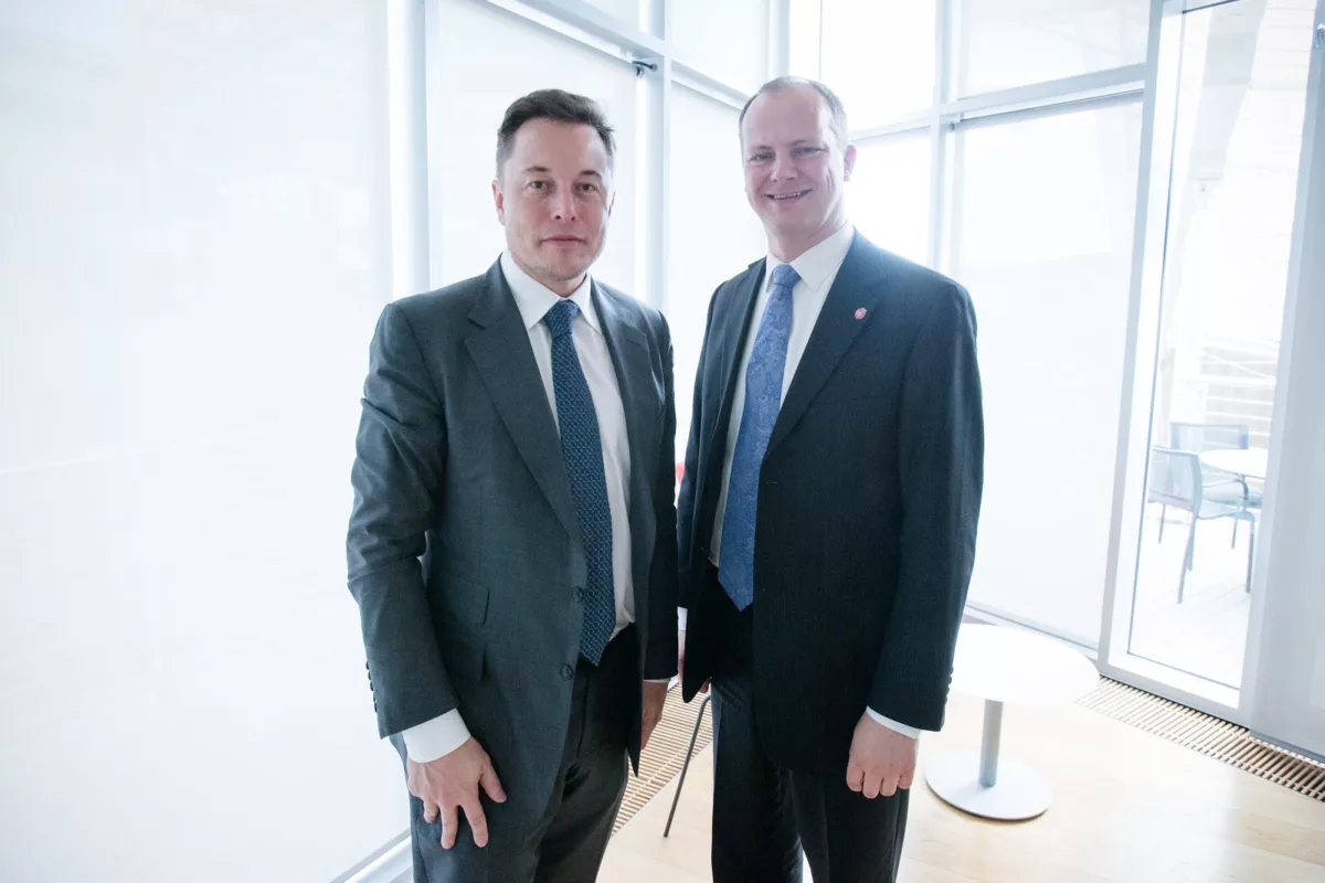 Elon Musk og Ketil Solvik Olsen