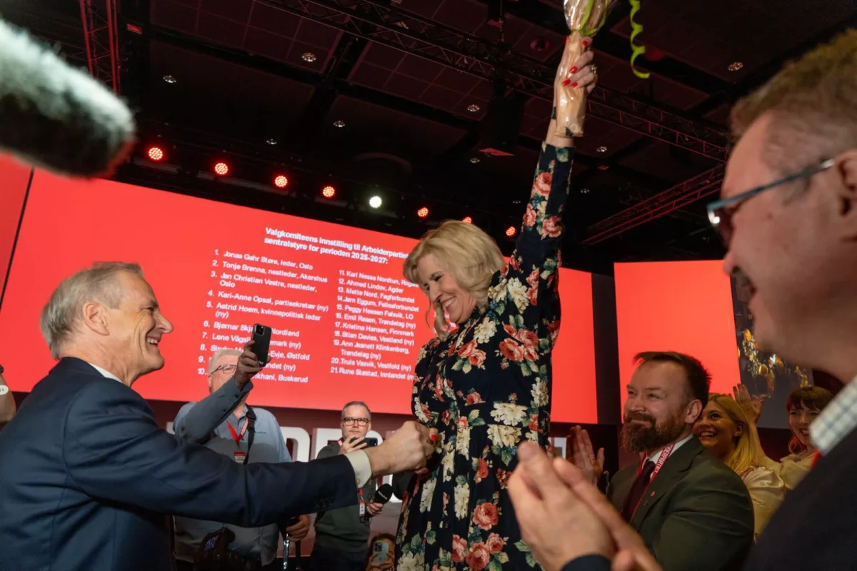 Kari Anne Oppsahl landsmøte Foto Arbeiderpartiet